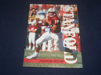 1994 SEP 14 STANFORD UNIVERSITY VS SAN JOSE STATE FOOTBALL PROGRAM - ST 4974I