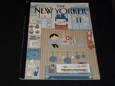 2015 NOVEMBER 2 THE NEW YORKER MAGAZINE NICE ILLUSTRATED COVER - E 3201