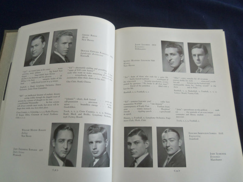 1936 THE NUTMEG CONNECTICUT STATE COLLEGE YEARBOOK - STORRS, CT - YB 2630