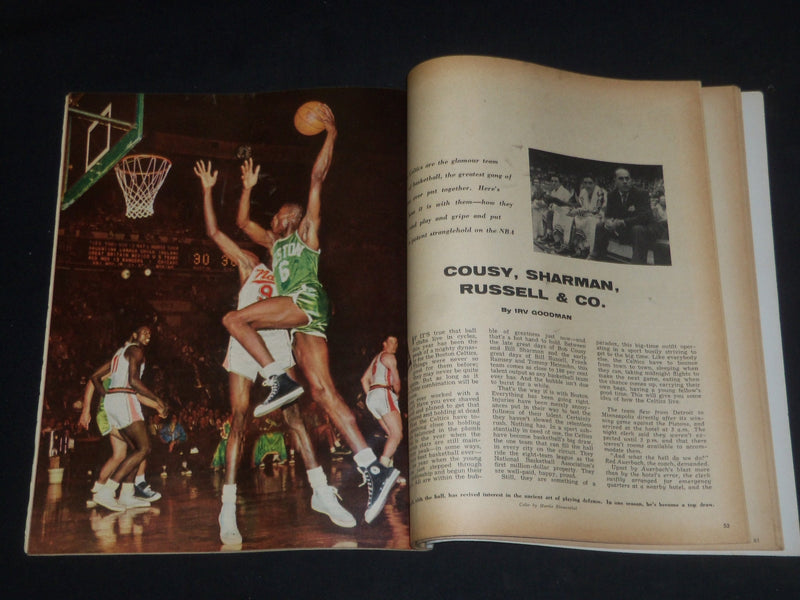 1958 MARCH SPORT MAGAZINE - LEW BURDETTE COVER - SP 8497
