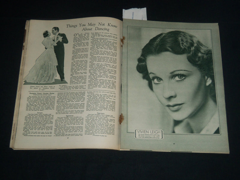 1937 PICTURE SHOW MAGAZINE - CHRISTMAS SPECIAL - DEANNA DURBIN - J 4191
