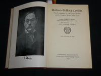 1946 HOLMES - POLLOCK LETTERS HARDCOVER BOOK EDITED BY MARK HOWE - KD 7240