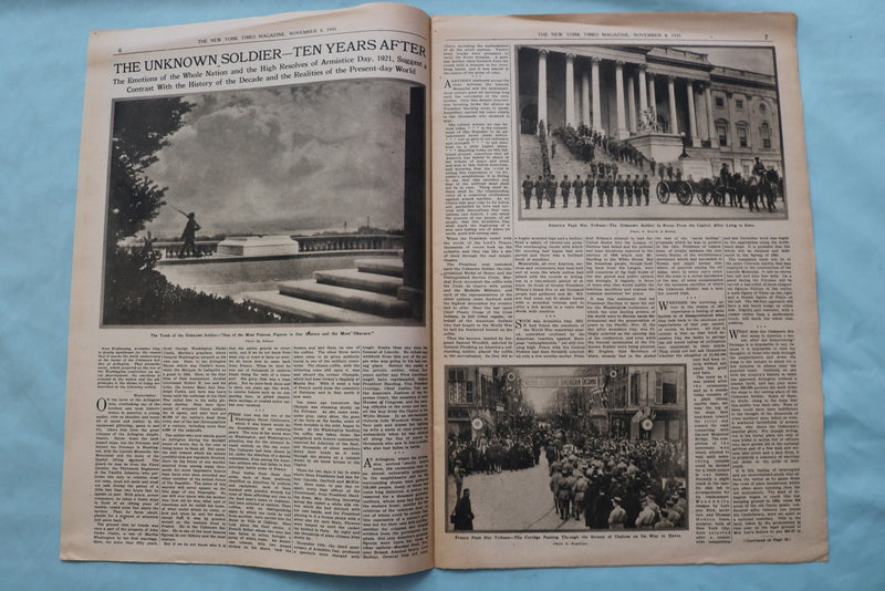 1931 NOV 8 THE NEW YORK TIMES MAGAZINE SECTION-GANDHI DISSECTS FORD IDEA-NP 9104