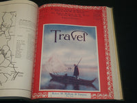1917 NOVEMBER-1918 OCTOBER TRAVEL MAGAZINE BOUND VOLUME - GREAT COVERS - KD 5968