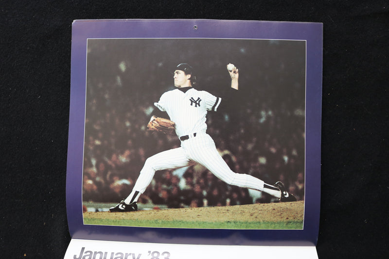 1982 APRIL - 1983 MARCH NEW YORK YANKEES CALENDAR - K 2471
