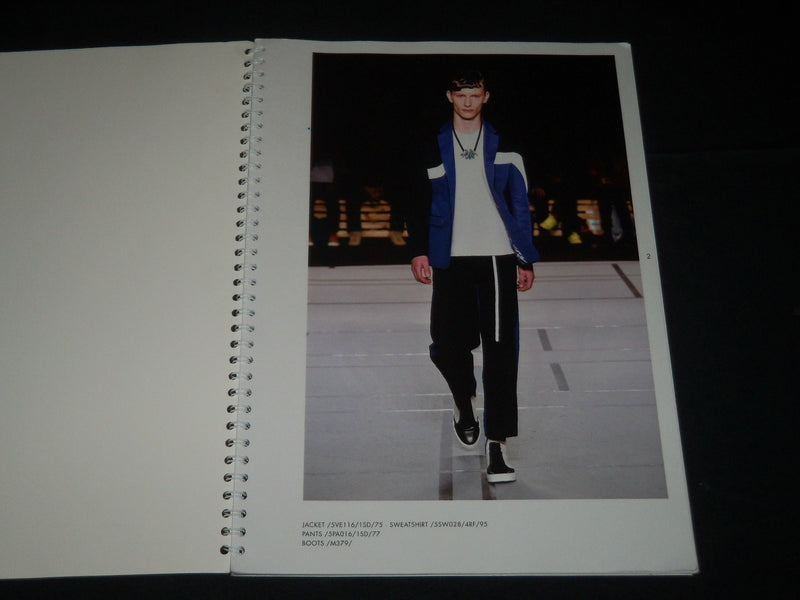 2014 MEN SPRING/SUMMER KENZO PARIS COLLECTION FASHION CATALOG - D 378
