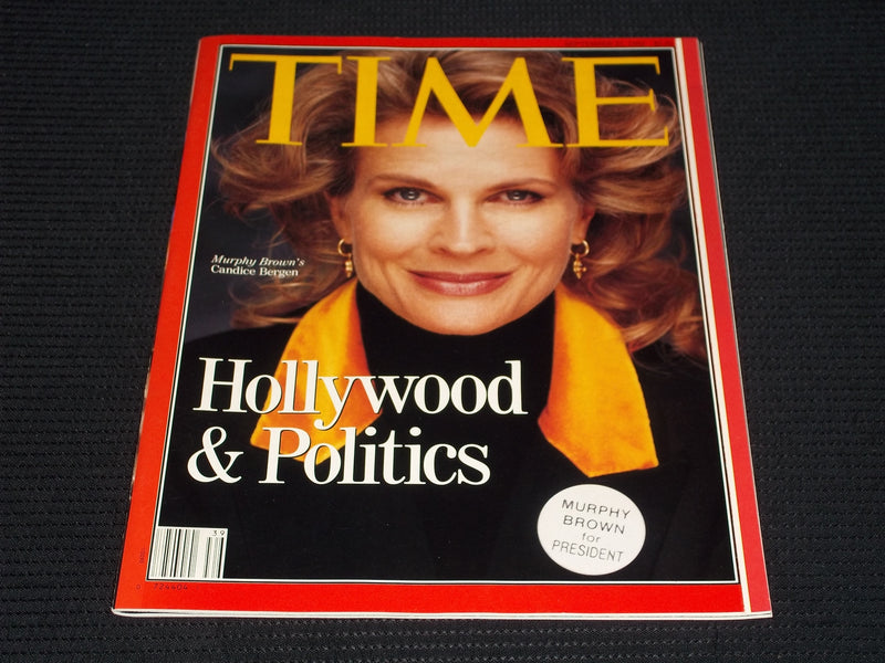 1992 SEPTEMBER 21 TIME MAGAZINE - CANDICE BERGEN FRONT COVER - E 17002