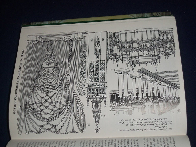 1974 THE ARCHITECTURE OF EUROPE BOOK BY DOREEN YARWOOD ILLUSTRATIONS - KD 1908