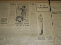1906 APRIL 12 THE BOSTON HERALD NEWSPAPER - BAILEY, CIRCUS MAGNATE DEAD - BH 275