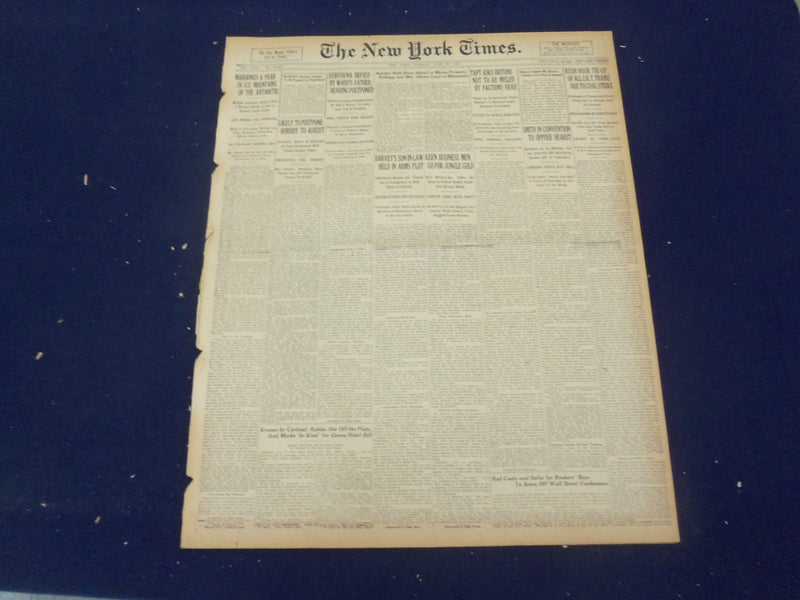 1922 JUNE 20 NEW YORK TIMES - MAROONED A YEAR IN THE ANTARTIC - NT 8413