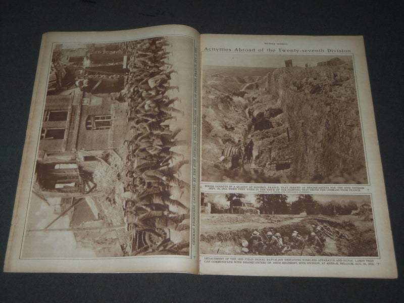 1919 MAR 6 MID-WEEK PICTORIAL MAGAZINE SECTION - FIGHTING THE SUBMARINE- NP 2843