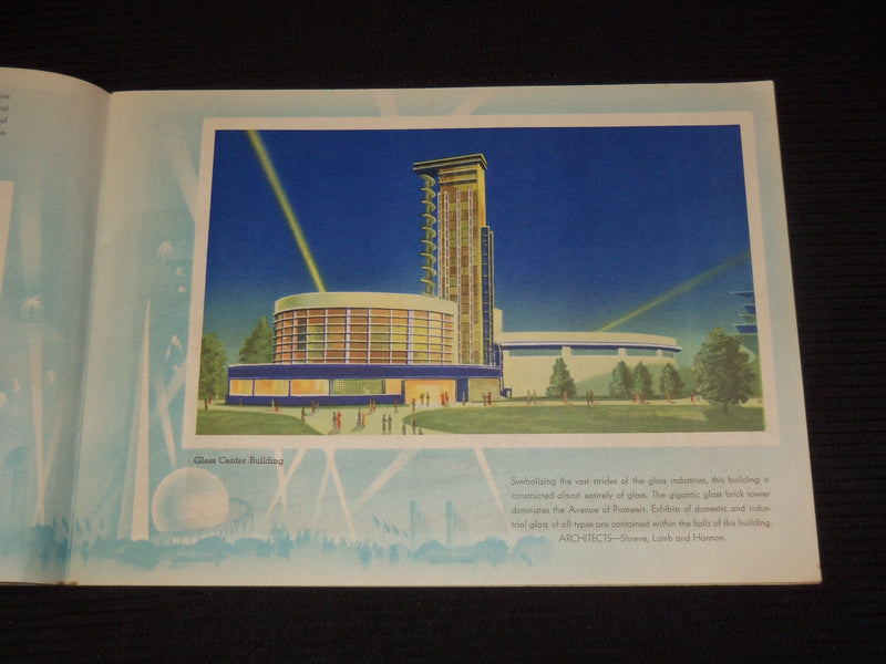 1939 VIEWS OF THE NEW YORK WORLD'S FAIR SOFTCOVER BOOK - NICE PRINTS - J 7355