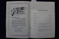 1935 JUNE YALE UNIVERSITY DRAMATIC ASSOCIATION THEATRE PROGRAM-HIPPOLYTUS-K 1507