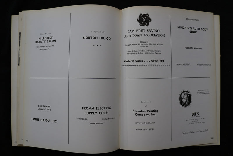 1975 THE KARUX PHILLIPSBURG HIGH SCHOOL YEARBOOK - PHILLIPSBURG, NJ - YB 3437