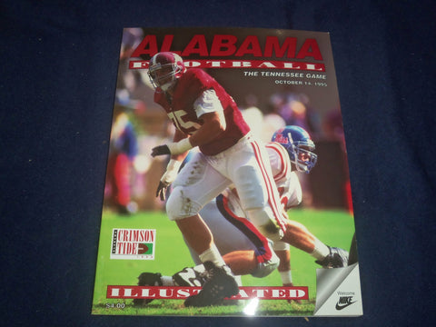 1995 OCTOBER 14 UNIVERSITY OF ALABAMA VS TENNESSEE FOOTBALL PROGRAM - ST 4137L