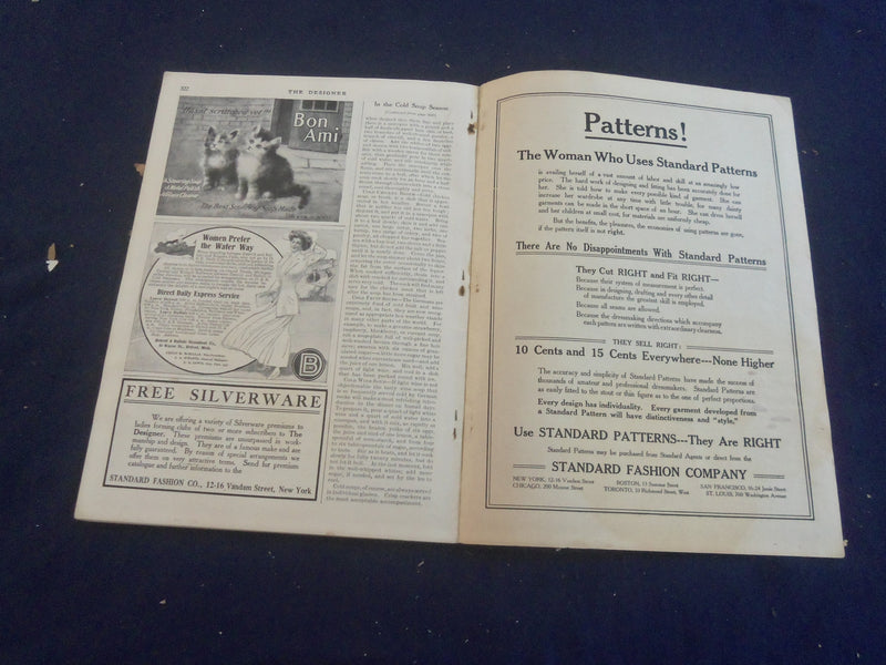 1908 JULY THE DESIGNER MAGAZINE - THE SUMMER WARDROBE - B 4164J