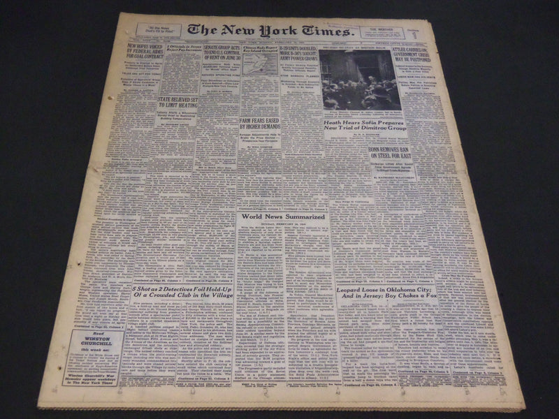 1950 FEBRUARY 26 NEW YORK TIMES - ATTLEE CARRIES ON, GOVERNMENT CRISIS - NT 4740