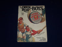 1940 APRIL OPEN ROAD FOR BOYS MAGAZINE - INSIDE BASEBALL BY AL MCCOY - SP 5416