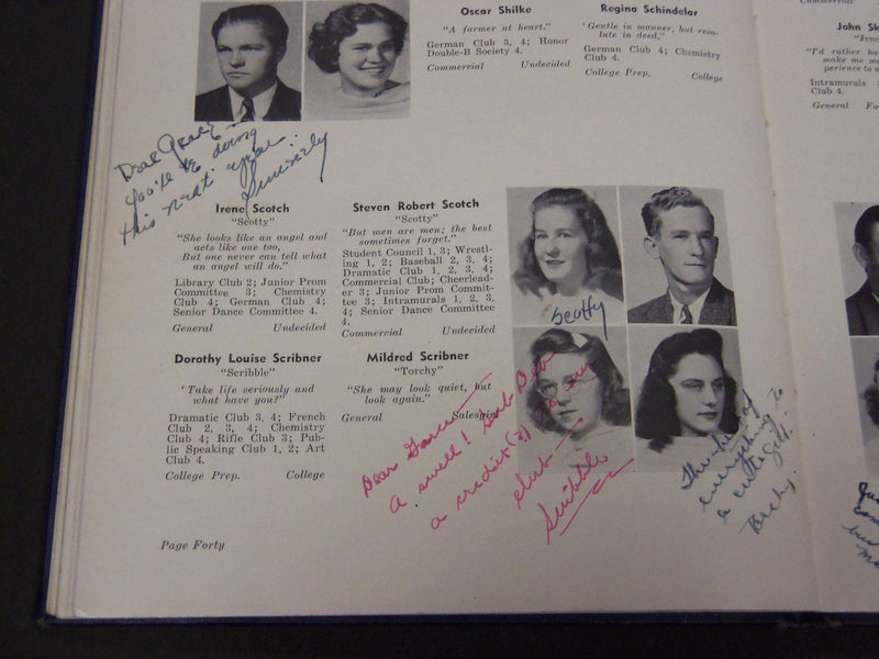 1940 THE ECHO BOUND BROOK HIGH SCHOOL YEARBOOK - NEW JERSEY - YB 417