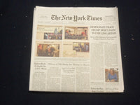 2021 FEB 11 NEW YORK TIMES - DEMOCRATS TRACE TRUMP MOB'S PATH IN CHILLING DETAIL