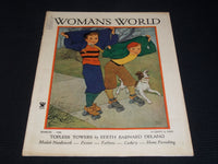 1935 MARCH WOMAN'S WORLD MAGAZINE - NICE ILLUSTRATED FRONT COVER - E 5738