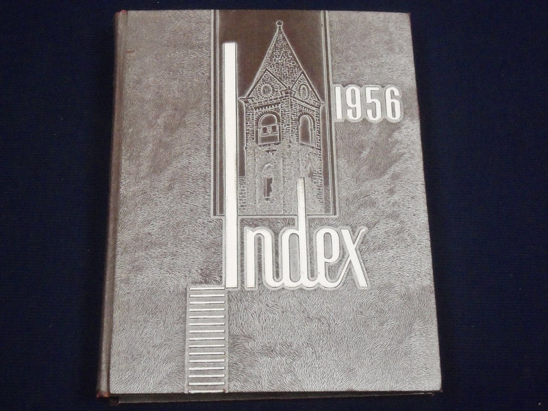 1956 INDEX UNIVERSITY OF MASSACHUSETTS COLLEGE YEARBOOK - GREAT PHOTOS - YB 849