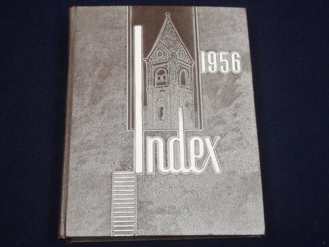 1956 INDEX UNIVERSITY OF MASSACHUSETTS COLLEGE YEARBOOK - GREAT PHOTOS - YB 849