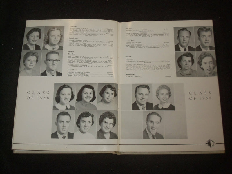 1958 PINE TREE CONCORD COLLEGE YEARBOOK - ATHENS, WEST VIRGINIA - YB 1974