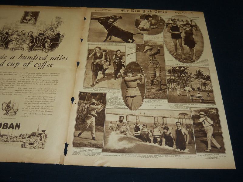 1921 FEBRUARY 20 NEW YORK TIMES PICTURE SECTION - WESTMINSTER SHOW - NT 8920