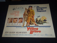 1963 THE YOUNG AND THE BRAVE 1/2 SHEET MOVIE POSTER - RORY CALHOUN - P 433