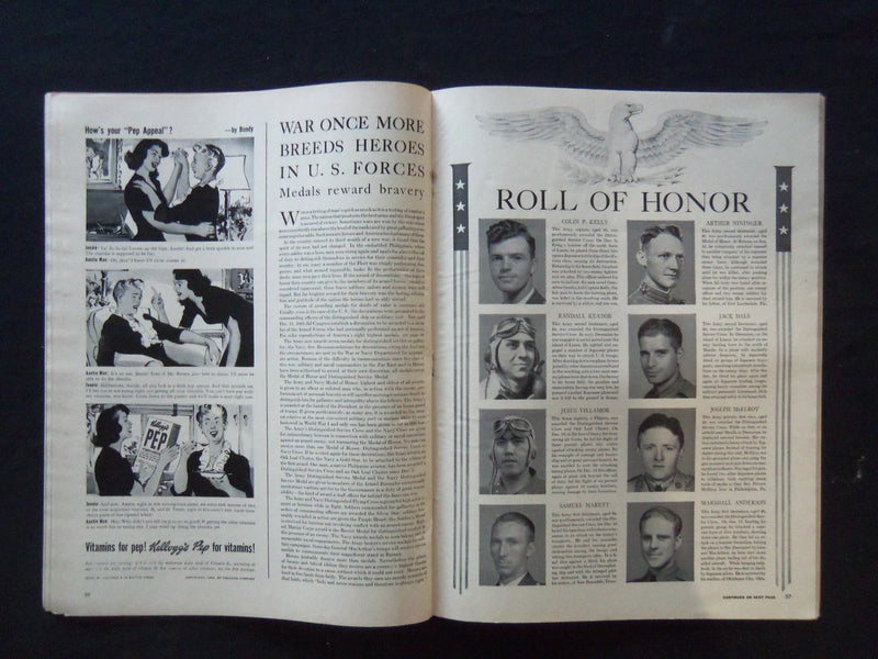 1942 FEBRUARY 16 LIFE MAGAZINE - SINGER AND SOLDIER - L 274