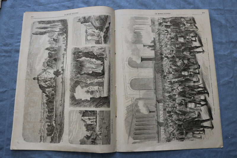 1867 MAY 4 LE MONDE ILLUSTRE MAGAZINE - 9, RUE DROUOT - FRENCH - NP 8446