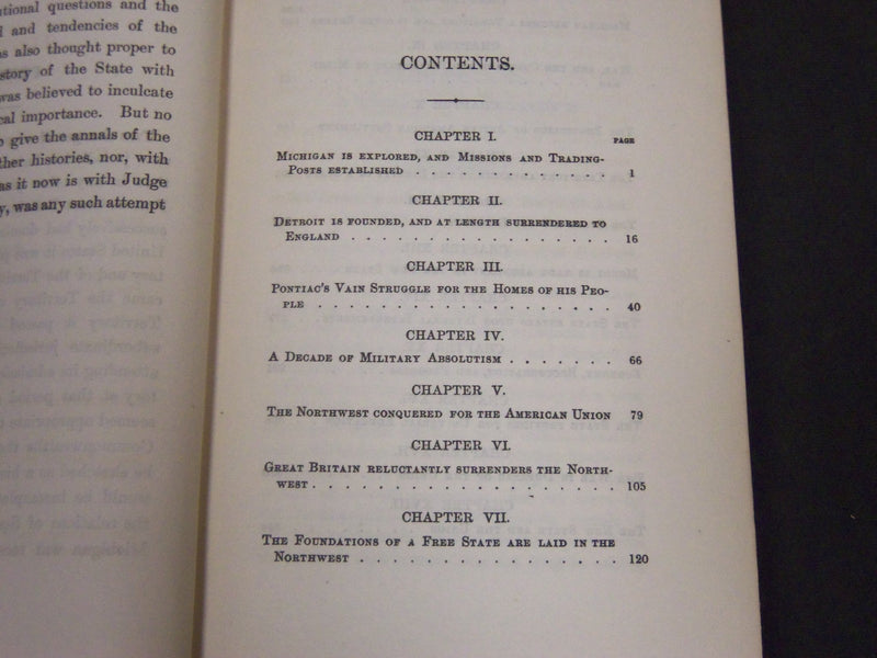 1886 AMERICAN COMMONWEALTHS MICHIGAN HISTORY OF GOVERNMENT BOOK - KD 5786