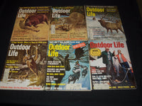 1971-1976 OUTDOOR LIFE MAGAZINES LOT OF 10 ISSUES - NICE COVERS - WR 104P