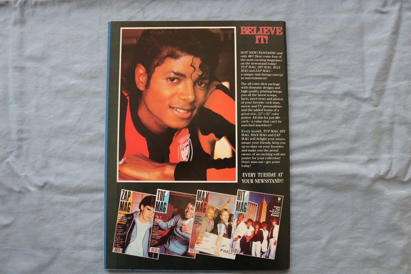1985 TIGER BEAT POSTER CALENDAR MAGAZINE - MICHAEL JACKSON COVER - E 18672