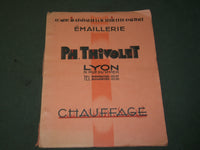 1900'S L'EMAILLERIE MODERNE THIVOLET FRENCH CATALOG - FURNITURE - J 3706