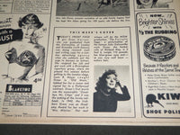 1949 JUNE 12 SUNDAY MIRROR MAGAZINE SECTION - GREER GARSON COVER - J 3017