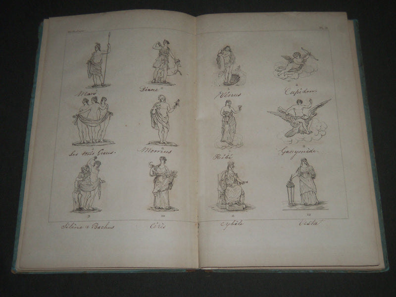 1845 LECONS DE MYTHOLOGIE BY M. GERUZEZ FRENCH VOLUME - KD 4293