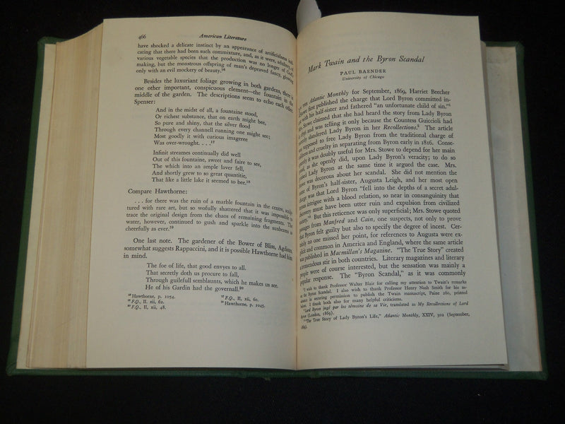 1958-1959 AMERICAN LITERATURE MAGAZINE BOUND VOLUME NO. 30 - JC 31