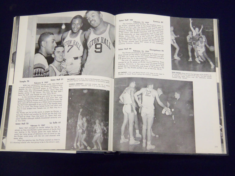 1957 GALLEON SETON HALL UNIVERSITY YEARBOOK - SOUTH ORANGE NJ - PHOTOS - YB 814