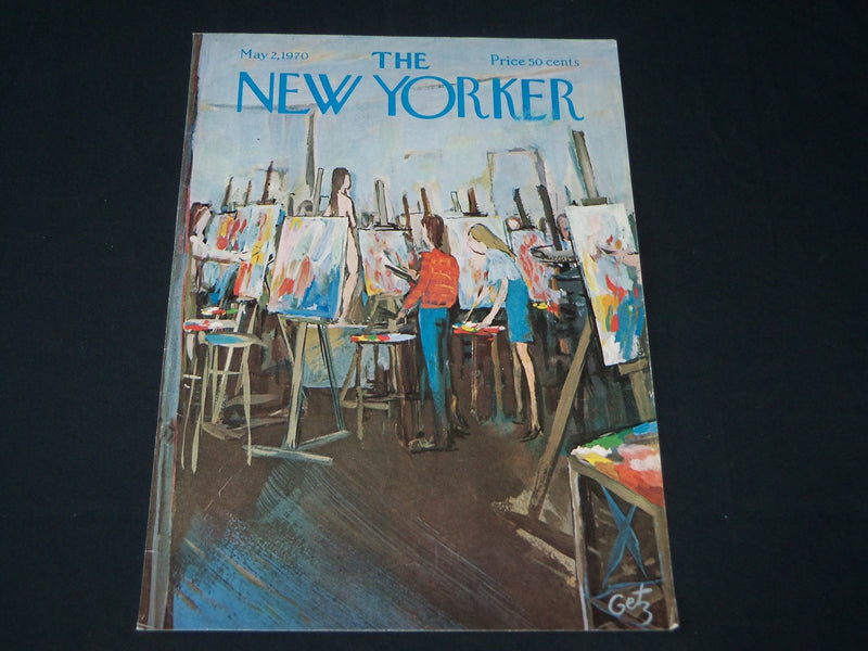 1970 MAY 2 NEW YORKER MAGAZINE FRONT COVER ONLY - GREAT ART FOR FRAMING