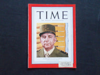 1949 AUGUST 1 TIME MAGAZINE - GENERAL JEAN DE LATTRE DE TASSSIGNY - T 1185
