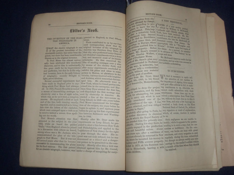 1880 FEBRUARY FLOWERS FAMILY MAGAZINE - WM. P. FLOWERS - TRENTON, NJ - J 6439