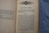 1887 HEALDONG HALL AND NIGHTMARE ABBEY HARDCOVER BOOK BY THOMAS PEACOCK - K 677