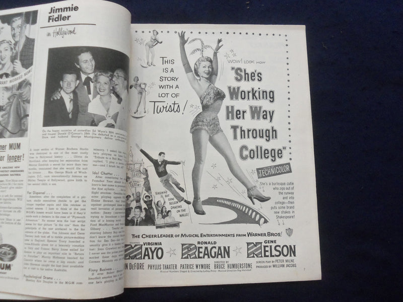 1952 AUGUST SCREEN STORIES MAGAZINE - BING CROSBY & JANE WYMAN COVER - SP 4780P