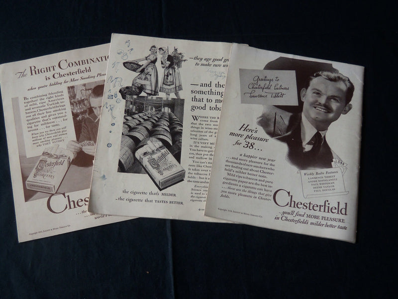 1934-1939 BROADWAY PROGRAMS LOT OF 3 - KITTY CARLISLE - RALPH BELL - J 3889