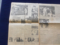 1963 NOV 22 THE GREENVILLE NEWS NEWSPAPER - JFK IS ASSASSINATED - NP 6444