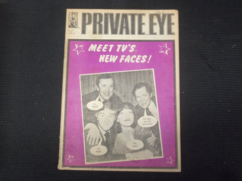 1981 JANUARY 2 PRIVATE EYE MAGAZINE - TV'S NEW FACES FRONT COVER - E 8168