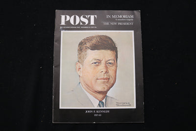 1963 DEC 14 THE SATURDAY EVENING POST MAGAZINE - JOHN F. KENNEDY COVER - E 10074