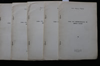 1964 PARA UNA BIOBIBLIOGRAFIA DE MIRCEA ELIADE - SOFTCOVER - LOT OF 5 - K 2236